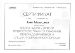 Емелина Анна Александровна — документ 3